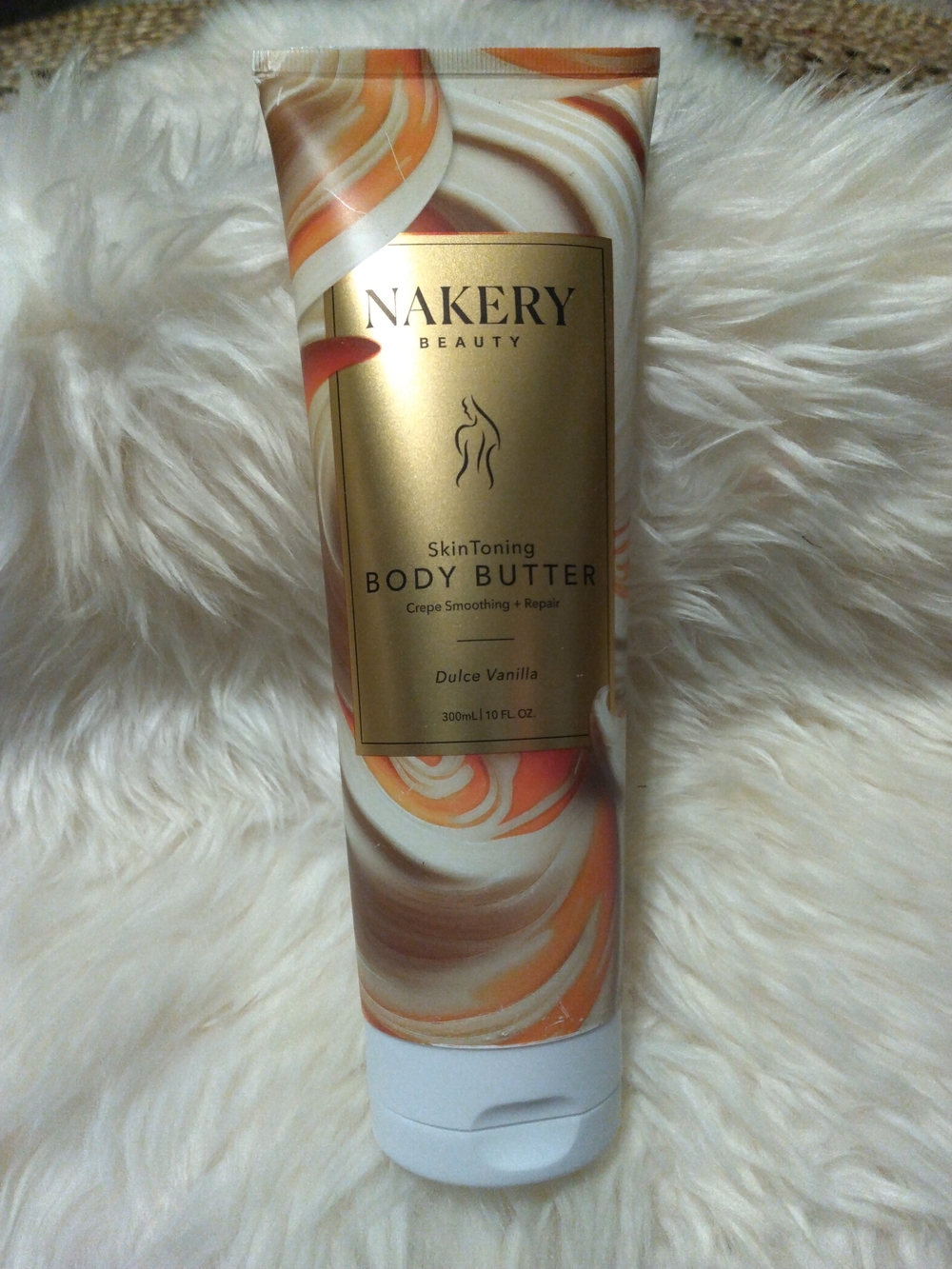 Nakery Beauty Dulce Vanilla  Skin Toning Body Butter 10 Oz "NEW"